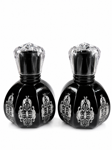 شیشه عطر ۳۰ میل پیچی مدل الماس سیاه کد g05